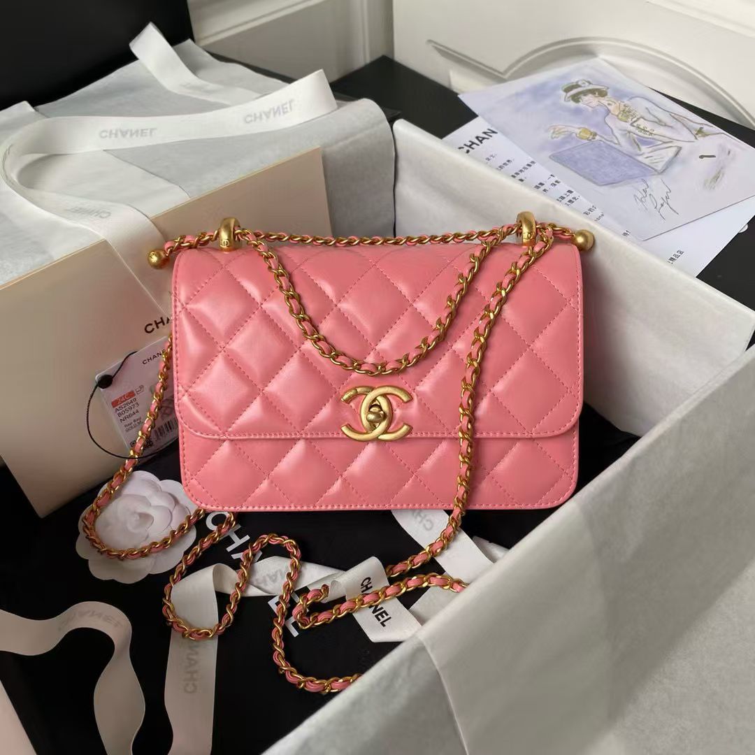 Chanel Classic Mini Flap Bag – Lambskin with Gold Hardware