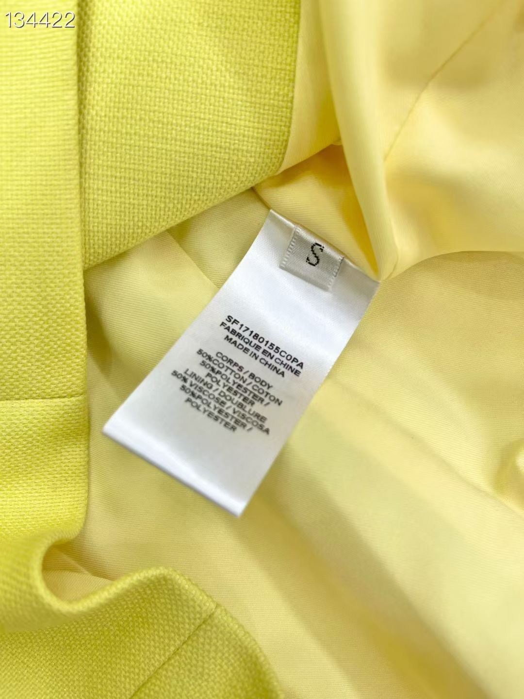 Balmain Double-Breasted Blazer – Lemon Yellow