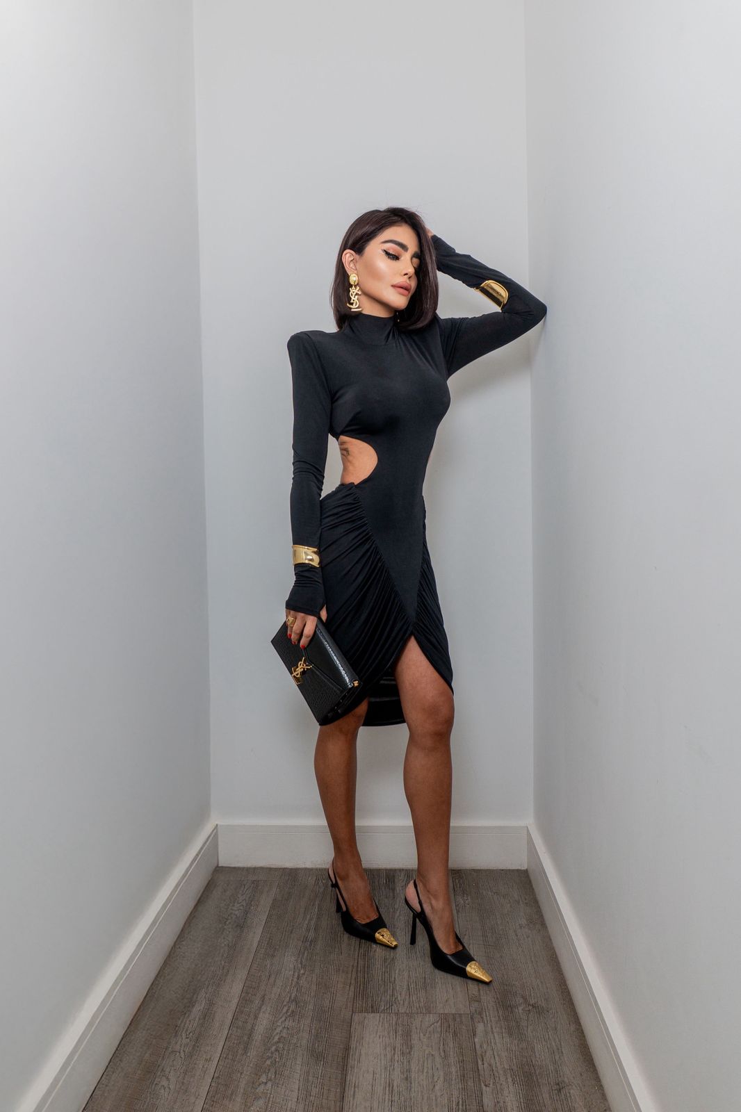 Allucci Cut-Out Sculpt Dress