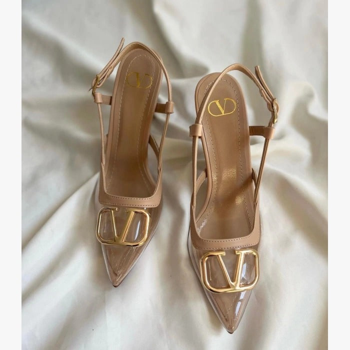 Valentino V-Signature Slingback Heel