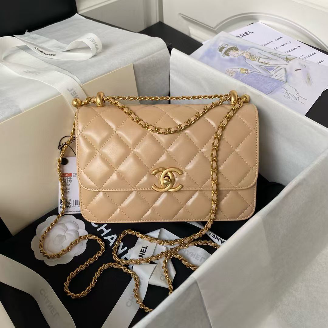 Chanel Classic Mini Flap Bag – Lambskin with Gold Hardware