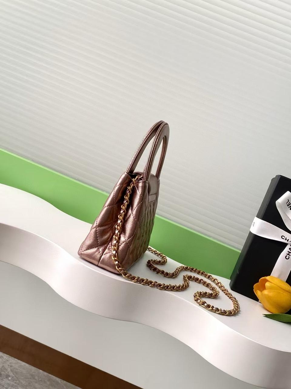 Chanel Mini Top Handle Flap Bag