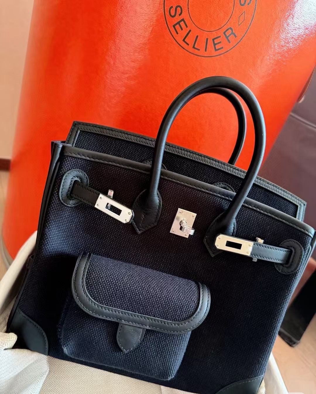 Hermès Birkin Canvas Illustrated Bag – Trompe L’oeil Design