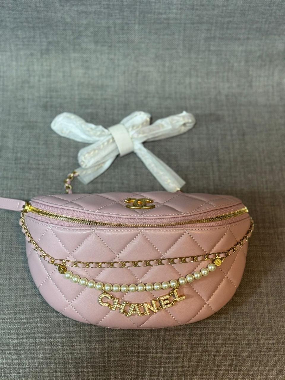 Luxury Pink Quilted Bag