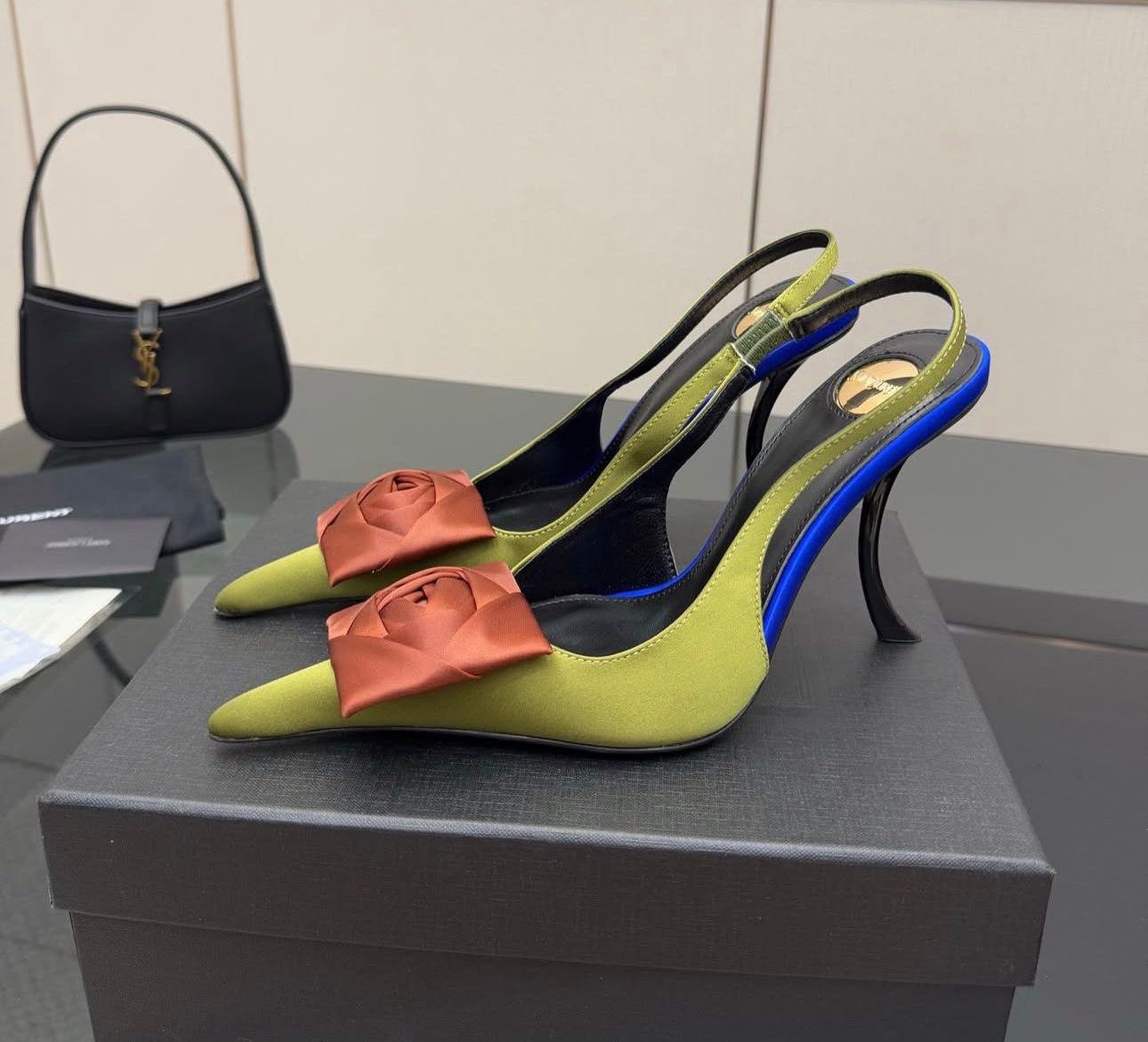 Saint Laurent Opium Slingbacks