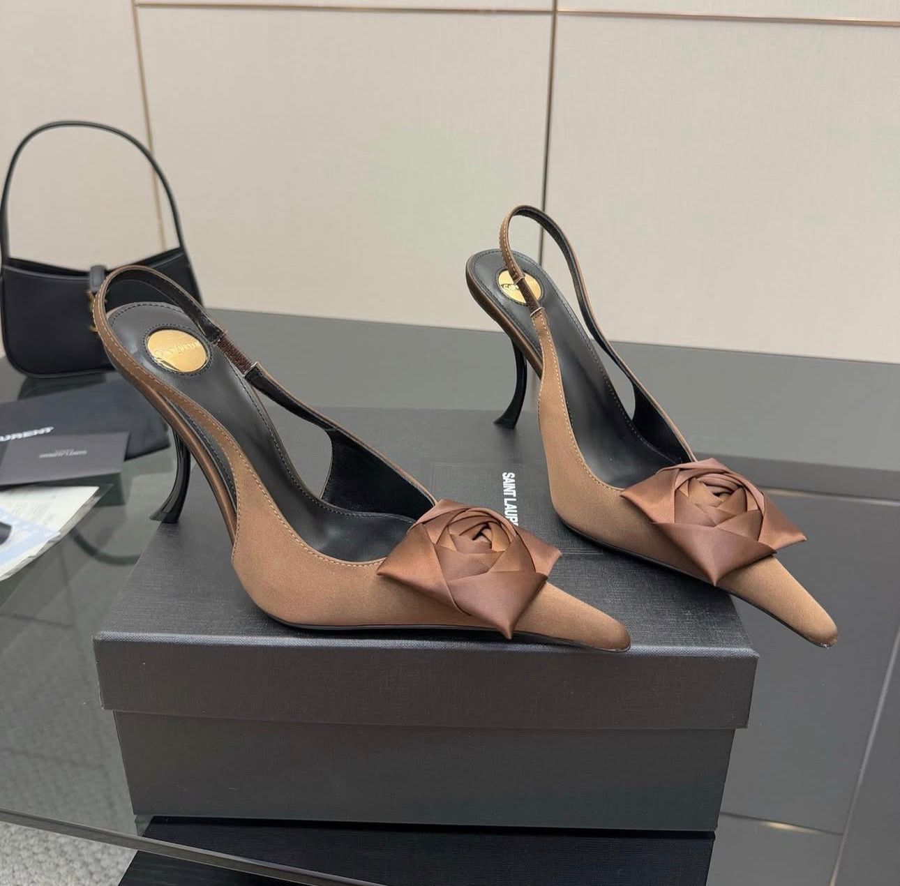 Saint Laurent Opium Slingbacks
