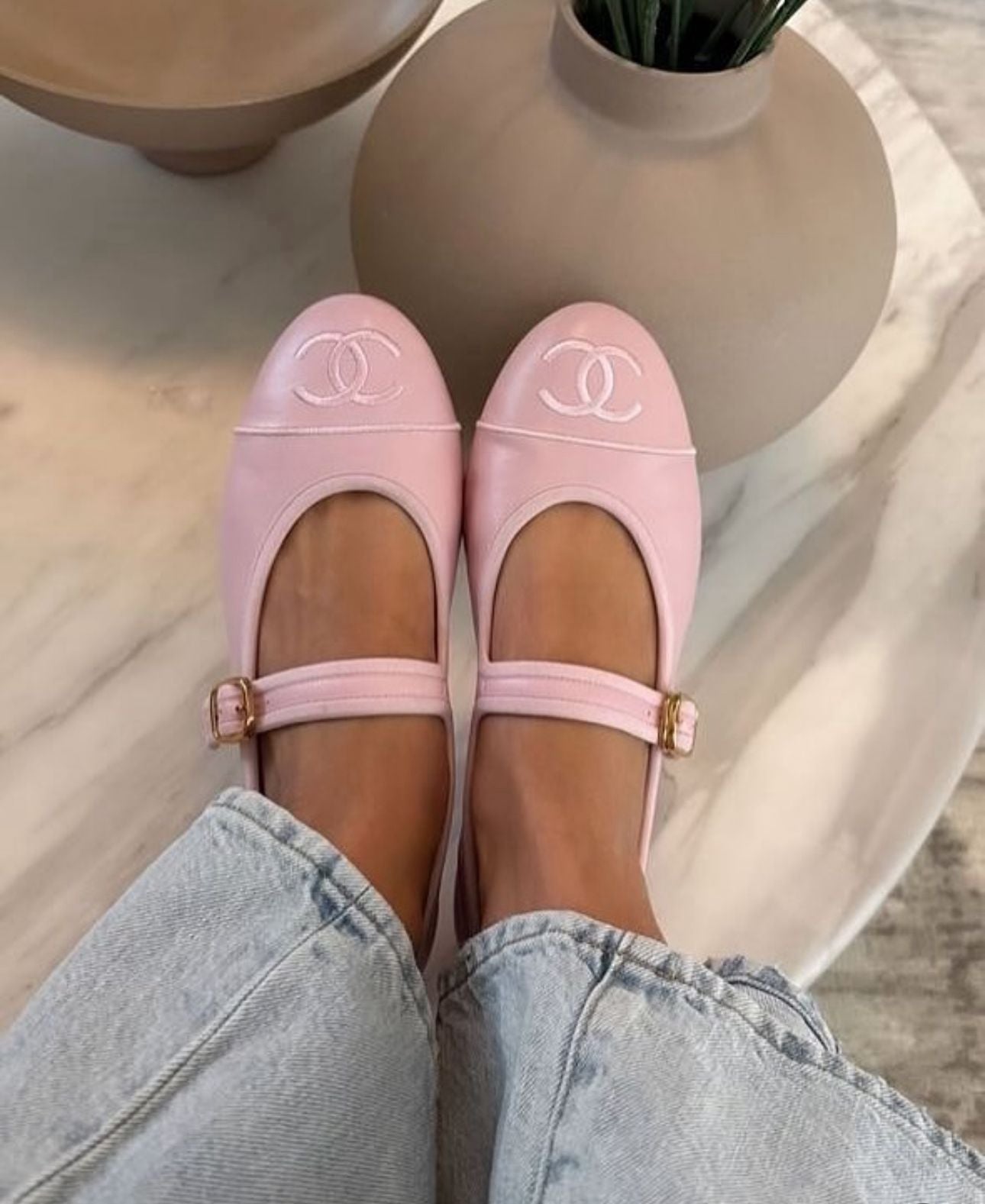 Maryjane Chanel flat shoes