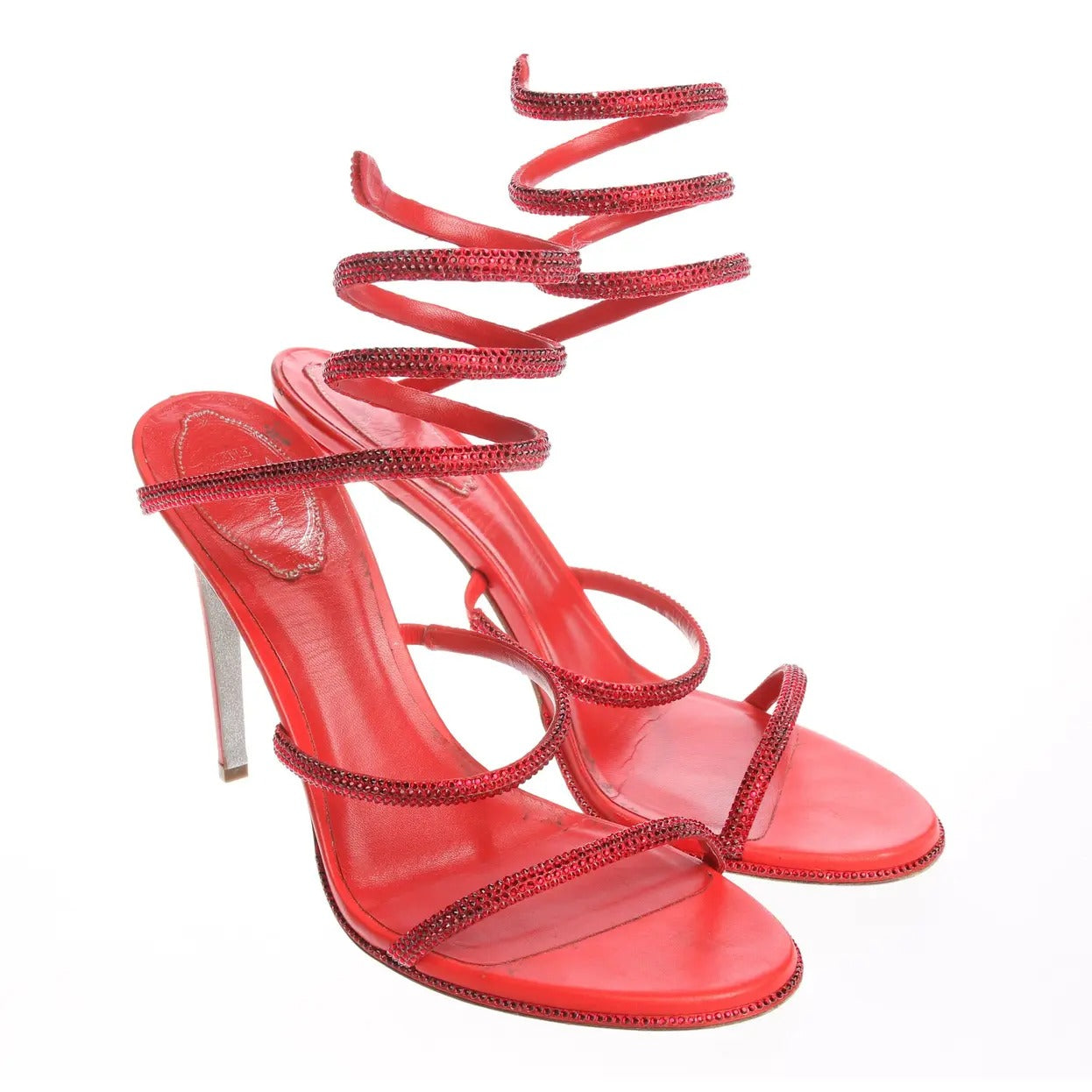 Rhinestone Serpentine Stiletto Heel