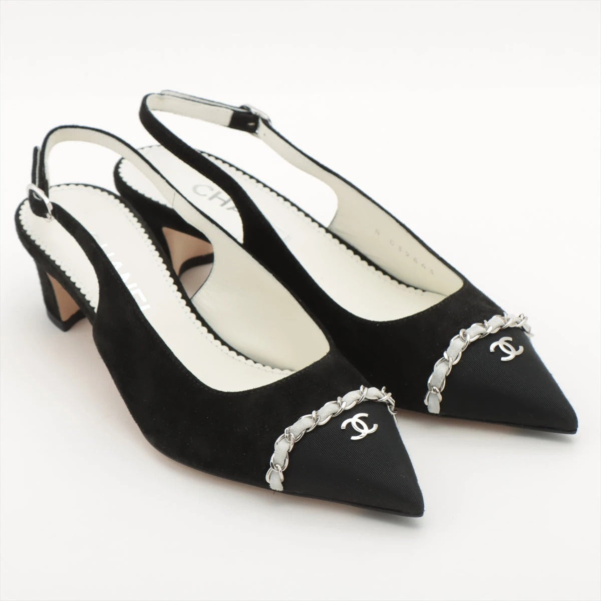 Chanel Chain Slingback Heel